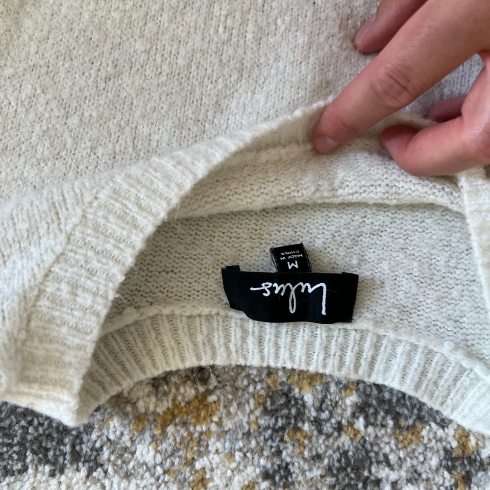 Lulus colorblock oversized sweater